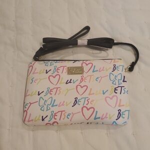 NWOT Betsey Johnson Crossbody mini purse multicolor (37)